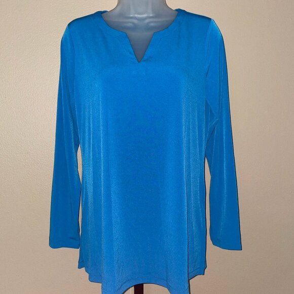 A544636 **Susan Graver Modern Essentials Regualr Liquid Knit Tunic - Picture 1 of 3